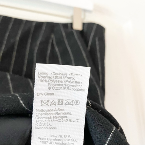 MADEWELL Pinstripe Wool Blend Mini Skirt Size 6 NEW Preppy - Picture 10 of 10